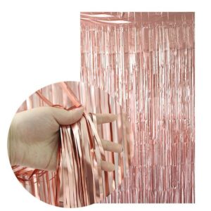 Rose Gold Foil Curtain