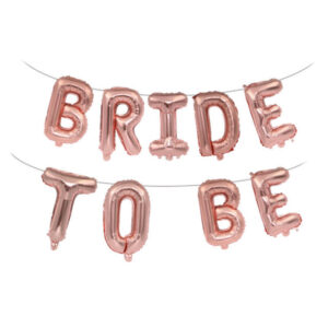 “Bride To Be” Rose gold Foil balloon