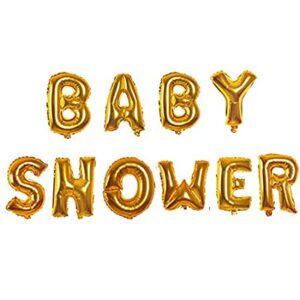 “Baby Shower” Golden Foil balloon