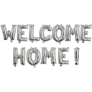 “Welcome Home” Silver Foil balloon