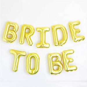 “Bride To Be” Golden Foil balloon