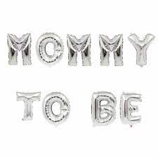 “Mommy To Be” Silver Foil balloon