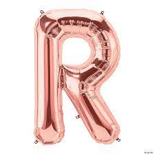 Letter “R” Foil balloon