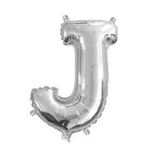 Letter “J” Foil balloon