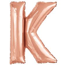 Letter “K” Foil balloon