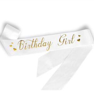 “Birthday Girl” Sashes